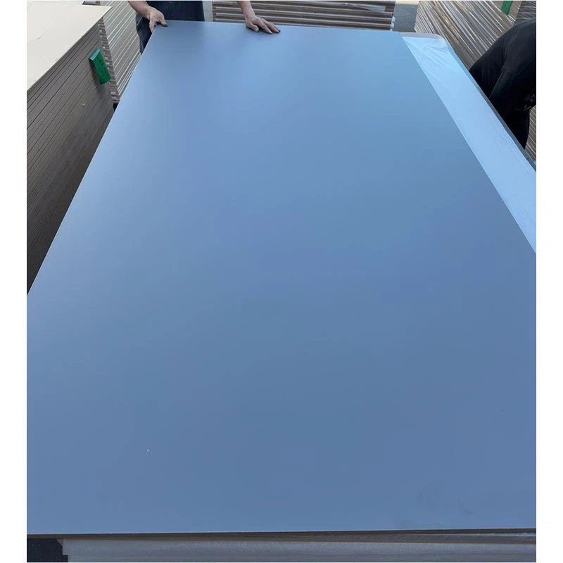 High Gloss Light Gray PET MDF